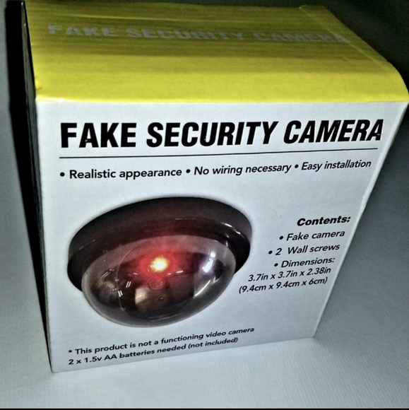 FAKE Security Camera ~ Robbers Think Twice! Theft Safety Protection Great Gift - Picture 3 of 8